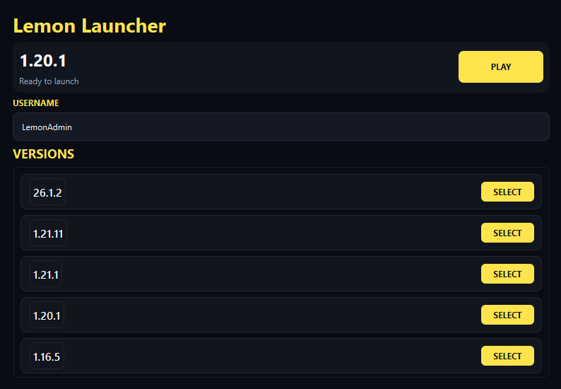Lemon Launcher